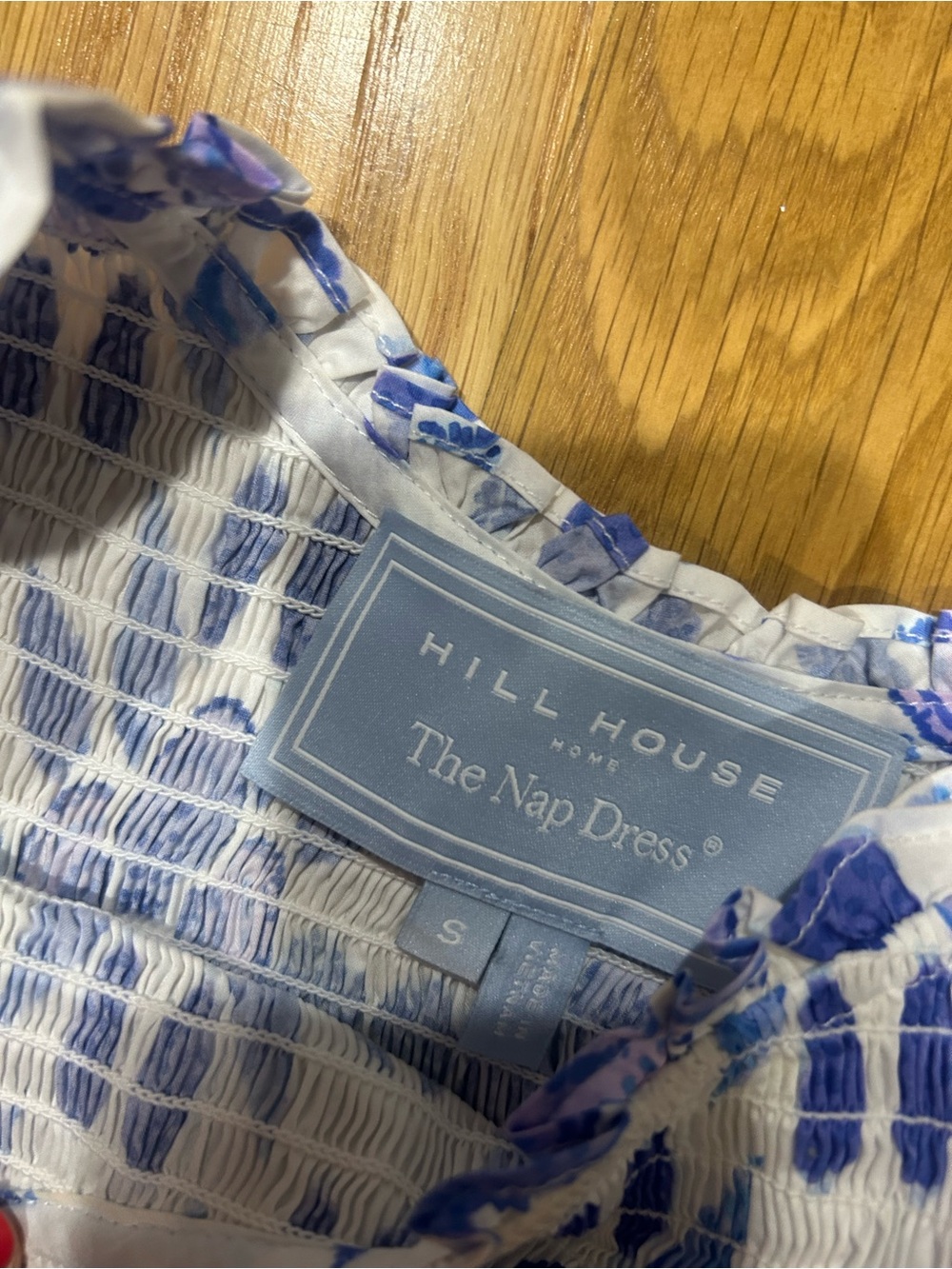 Women’s Blue Floral hill house nap Dress - Picture 2 of 2